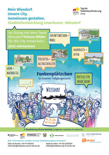 Plakat zum Tag der Städtebauförderung/Visualisierung: Kirsten Reinhold