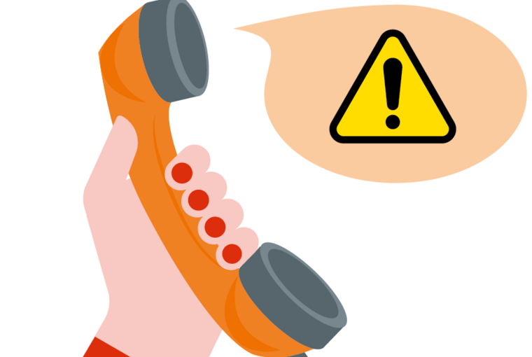Ein Notruftelefon