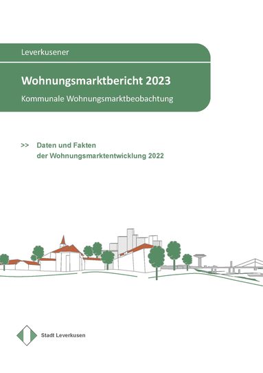 Titel und Link zum Wohnungsmarktbericht 2023