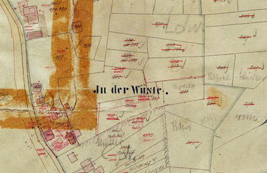 Ausschnitt alte Karte