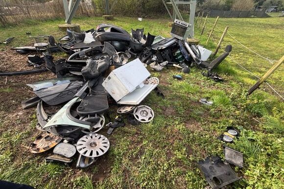 Illegaler Müll am Bürriger Weg