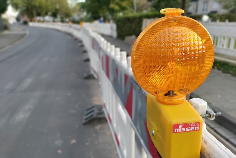 Baustellenabsperrung