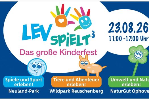 Großes Kinderfest in Leverkusen
