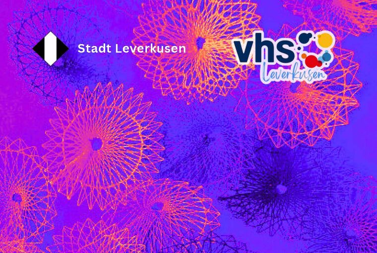 Deckblatt des Programmhefts der VHS Leverkusen