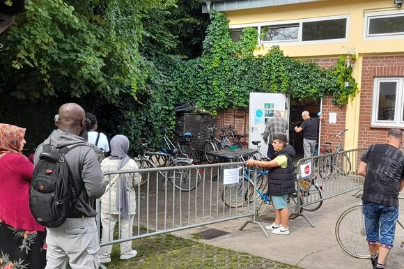 Fahrradwerkstatt der AWO in Opladen