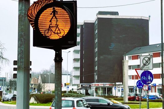 Berliner Platz im März 2025