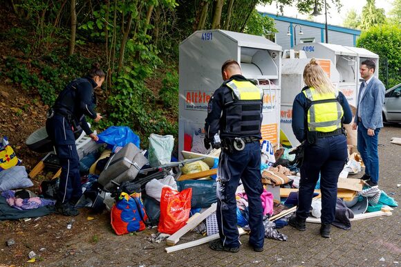 Schwerpunktaktion KOD gegen Vermüllung (Lützenkirchen)