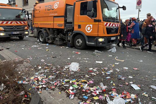 Straßenreinigung an Karneval 2026