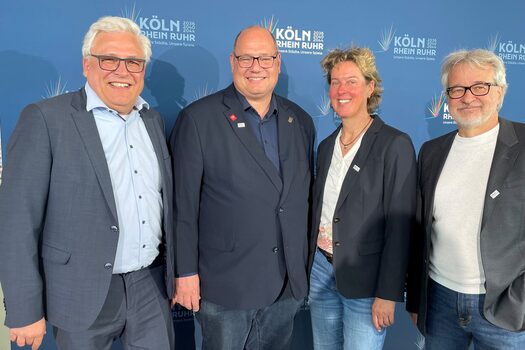 Leverkusener Olympia-Delegation in Köln
