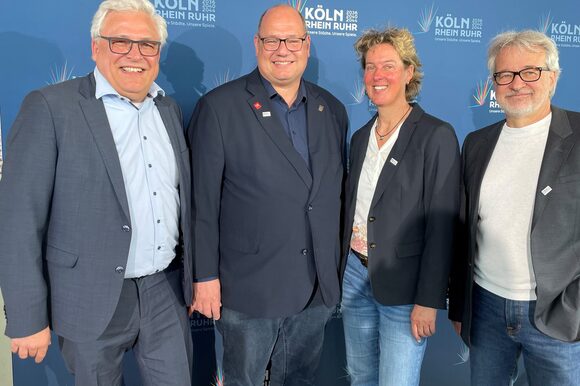 Leverkusener Olympia-Delegation in Köln
