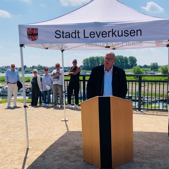 Eröffnung des Hitdorfer Hafen