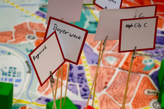 Jugendwerkstatt Symbolbild Karte Leverkusen