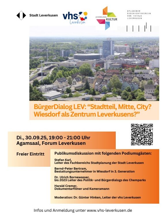 Flyer Bürger Dialog Wiesdorf