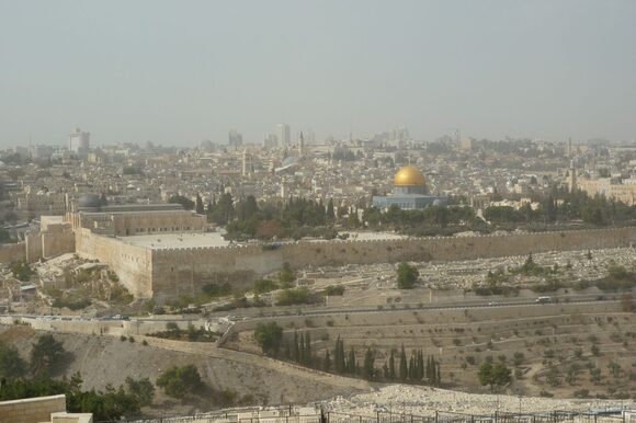 Blick auf Tempelberg Jerusalem