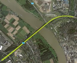 Luftbild Abschnitt 1: Rheinbrücke