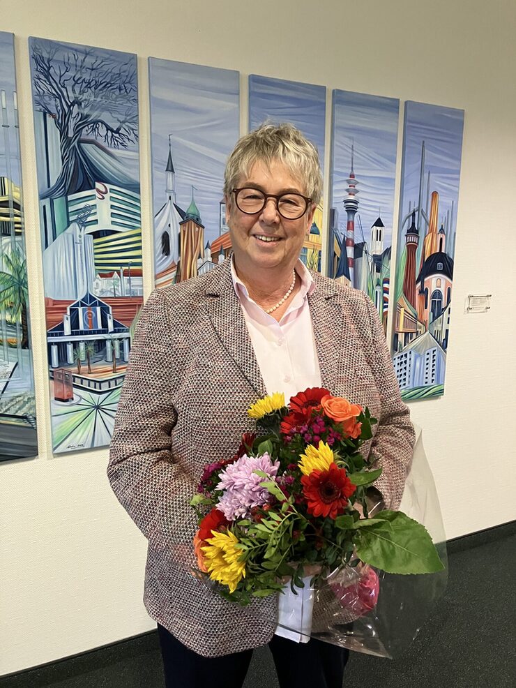 Nach der Wahl: Bürgermeisterin Annegret Bruchhausen-Scholich