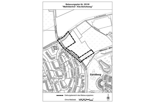 Geltungsbereich des Bebauungsplans Nr. 251/III