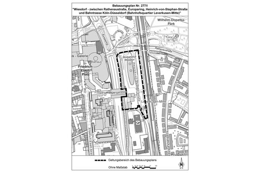 Geltungsbereich des Bebauungsplans Nr. 277/I