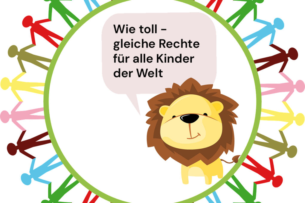 Leo freut sich über Kinderrechte weltweit