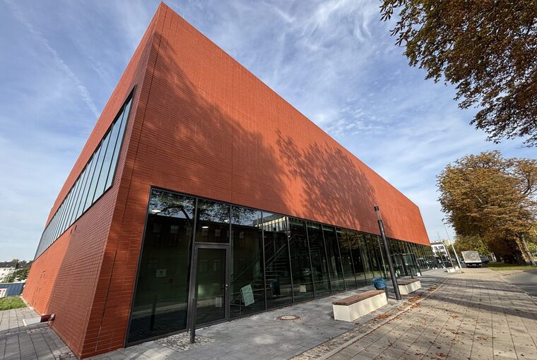 Neue Sporthalle des Landrat-Lucas-Gymnasiums