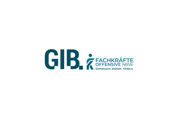 Logo G.I.B. und Fachkräfteoffensive NRW