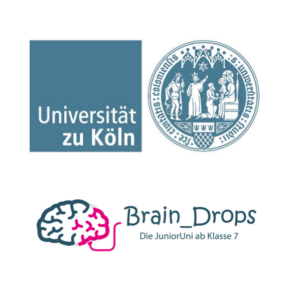 Logo kombiniert Uni Köln_JuniorUni Brain_Drops