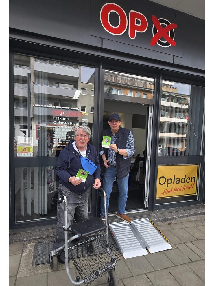 Fraktionsbüro von Opladen Plus mit behindertengerechten Zugang